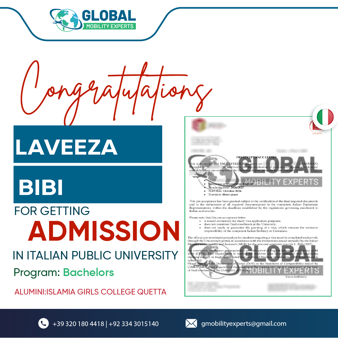 Admission Laveeza